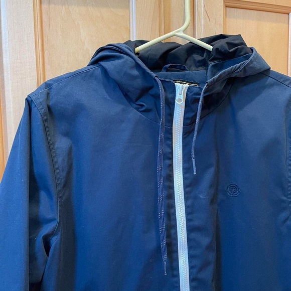 Men’s Blue Element Hooded Jacket Size Medium - Picture 3 of 7